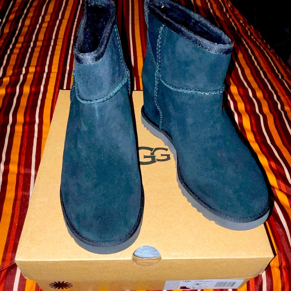 Brand New in Box Black Wedge Uggs.